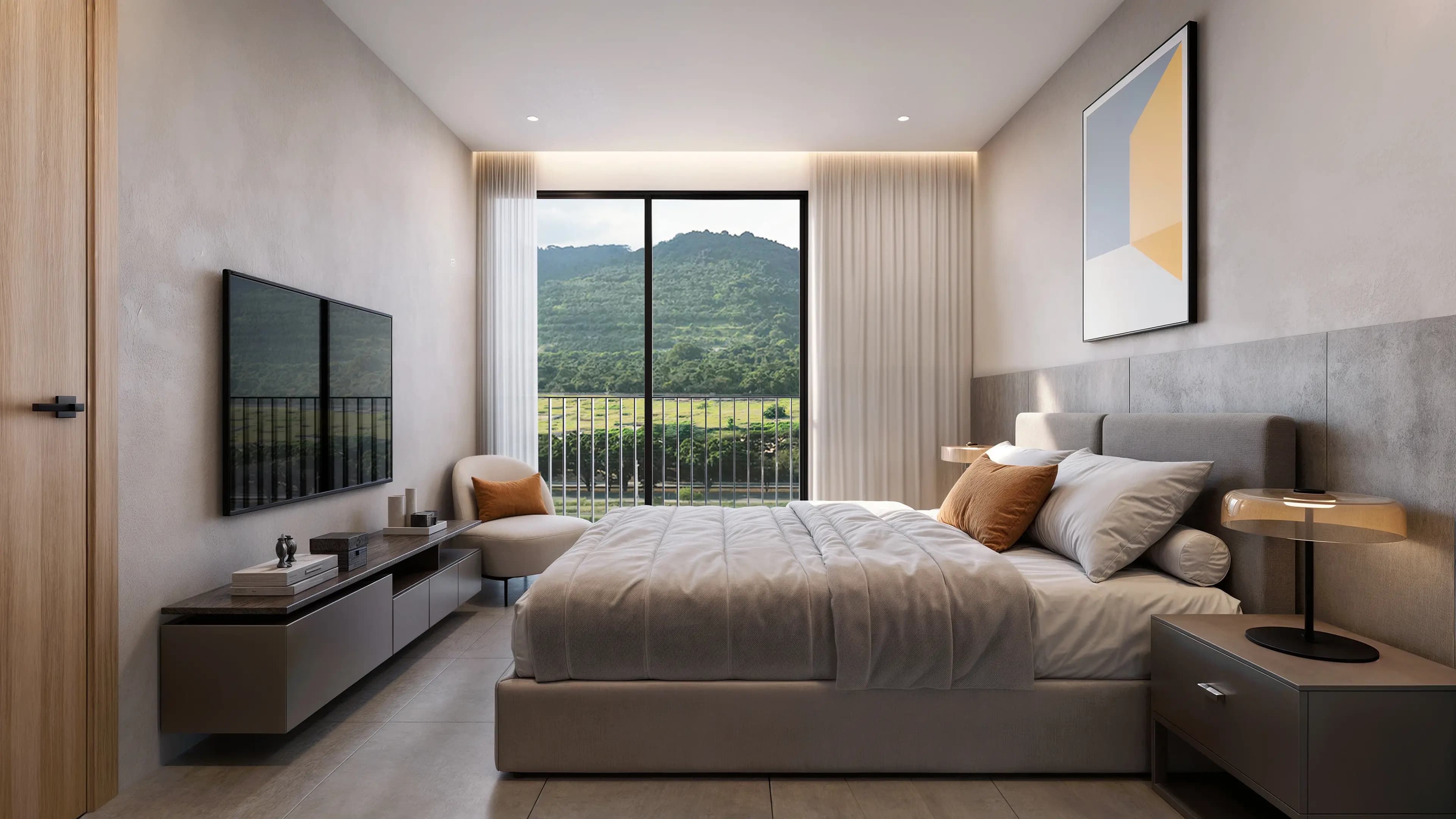 Render del edificio Bosko
